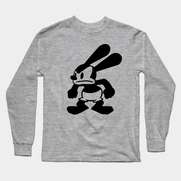 Angry Oswald Long Sleeve T-Shirt by NoirPineapple